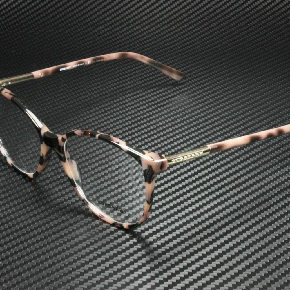 Burberry Havana Round 52mm Men's Eyeglasses